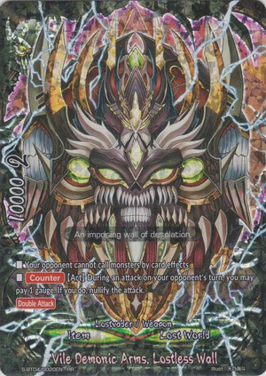 Vile Demonic Arms, Lostless Wall | Future Card Buddyfight