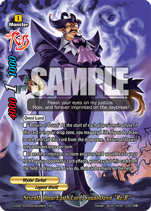 Seventh Omni Earth Lord, Count Dawn 