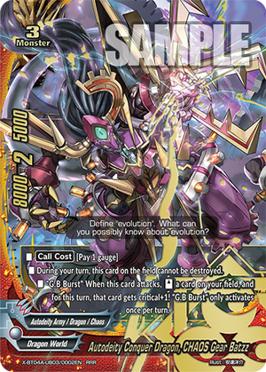 Autodeity Conquer Dragon, CHAOS Gear Batzz | Future Card 