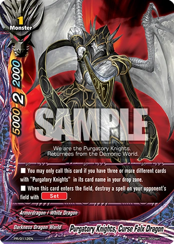 Purgatory Knights, Curse Falx Dragon | Future Card Buddyfight Wiki
