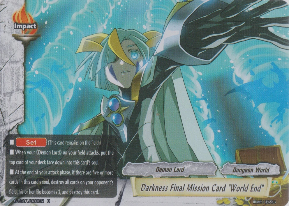 Darkness Final Mission Card World End Future Card Buddyfight Wiki Fandom