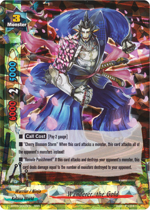Wanderer, the Gold | Future Card Buddyfight Wiki | Fandom