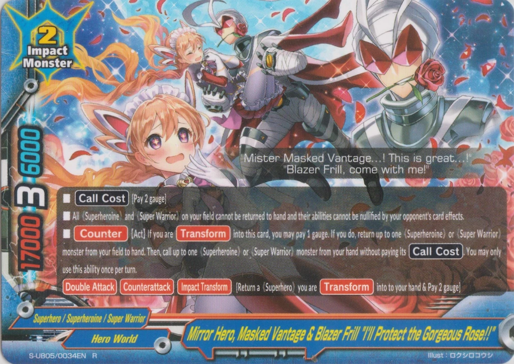 Mirror Hero, Masked Vantage & Blazer Frill Mirror Hero, Masked Vantage & Blazer Frill
