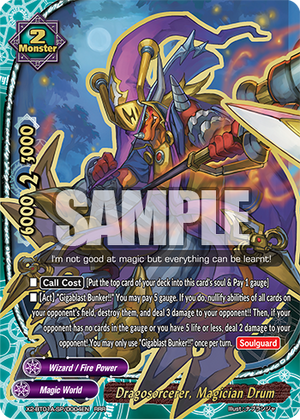 Dragosorcerer, Magician Drum | Future Card Buddyfight Wiki