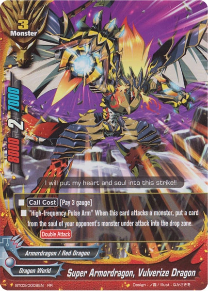 Super Armordragon, Vulverize Dragon | Future Card Buddyfight Wiki