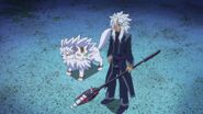 Rouga and Cerberus looking