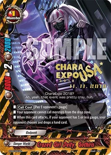 Crazed Girl Deity, Gothiris | Future Card Buddyfight Wiki