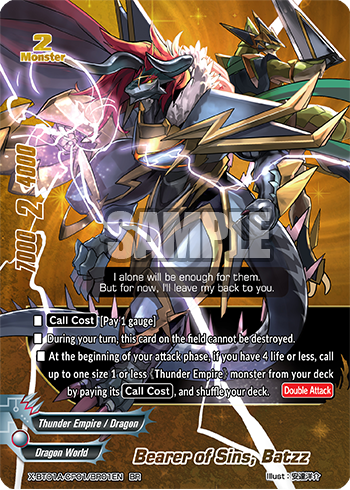 Bearer of Sins, Batzz | Future Card Buddyfight Wiki | Fandom