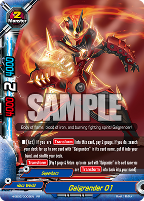 Gaigrander 01 | Future Card Buddyfight Wiki | Fandom