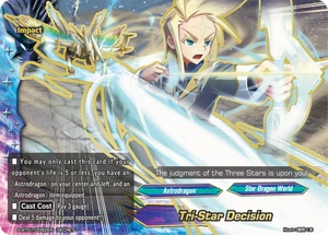 Tri-Star Decision | Future Card Buddyfight Wiki | Fandom