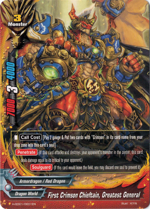 First Crimson Chieftain, Greatest General | Future Card