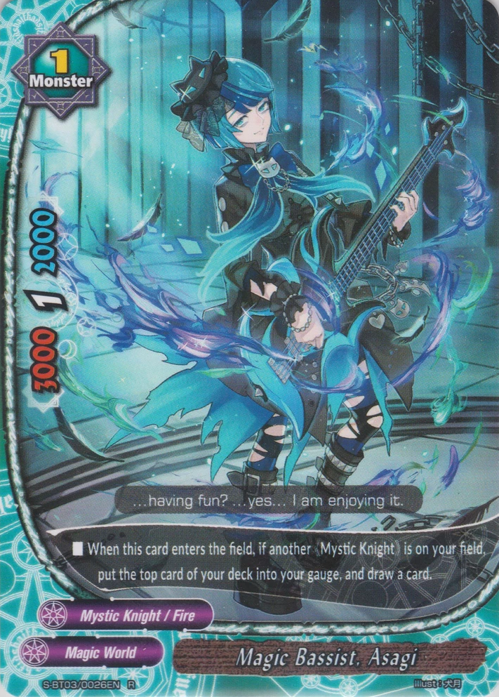 Magic Bassist, Asagi | Future Card Buddyfight Wiki | Fandom Magic Bassist, Asagi | Future Card Buddyfight Wiki | Fandom