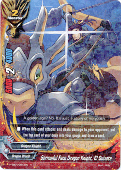 Sorrowful Face Dragon Knight, El Quixote | Future Card