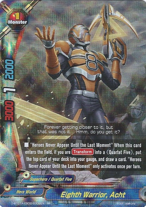 Eighth Warrior, Acht | Future Card Buddyfight Wiki | Fandom