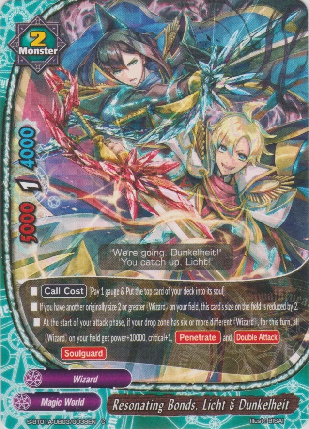 Resonating Bonds, Licht & Dunkelheit | Future Card Buddyfight Wiki