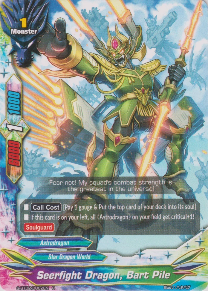 Seerfight Dragon, Bart Pile | Future Card Buddyfight Wiki