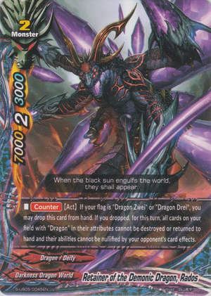 Retainer of the Demonic Dragon, Rados | Future Card Buddyfight Wiki | Fandom