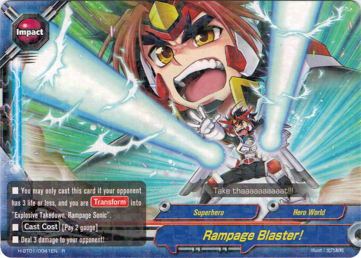 Rampage Blaster! | Future Card Buddyfight Wiki | Fandom