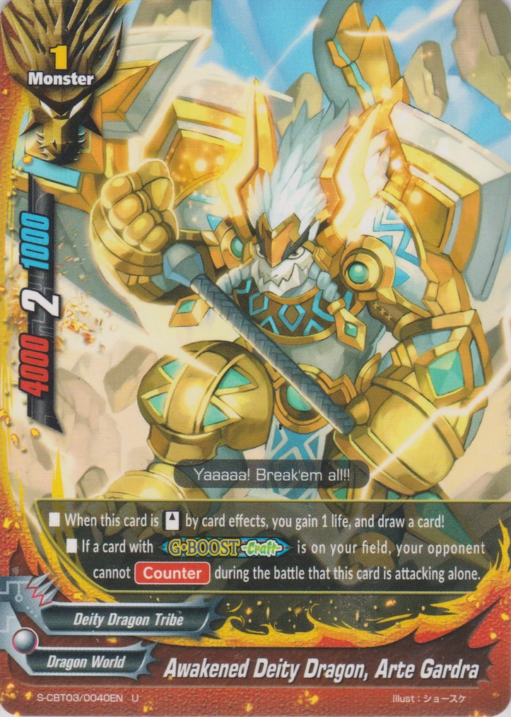 Awakened Deity Dragon Arte Gardra Future Card Buddyfight Wiki Fandom