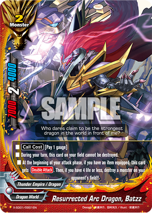 Resurrected Arc Dragon, Batzz | Future Card Buddyfight Wiki