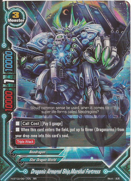 Dragonic Armored Ship, Marshal Fortress | Future Card