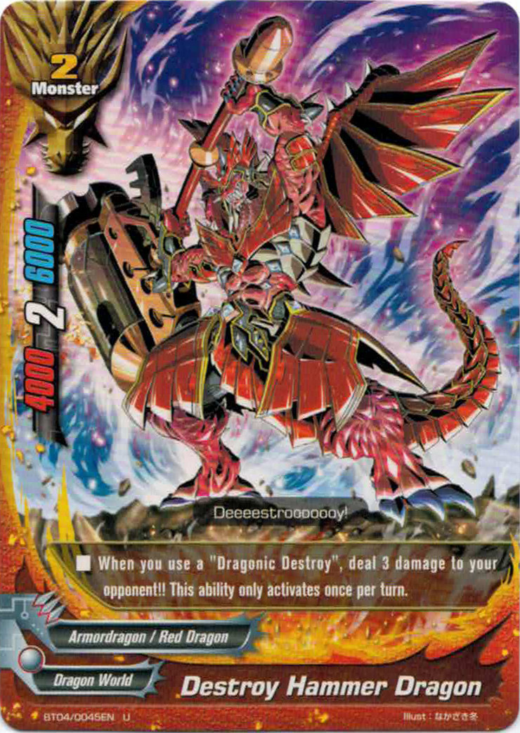 Destroy Hammer Dragon | Future Card Buddyfight Wiki | Fandom