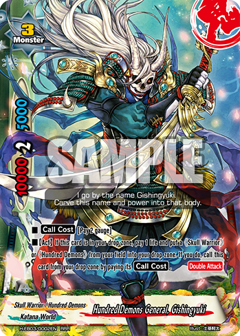 Hundred Demons General, Gishingyuki | Future Card Buddyfight