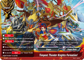 Tempest Thunder Knights Formation! | Future Card Buddyfight