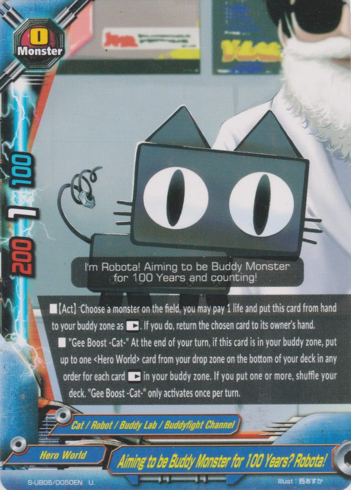 Aiming to be Buddy Monster for 100 years? Robota! | Future