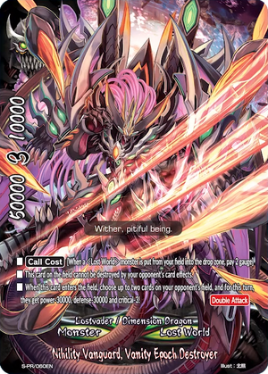 Nihility Vanguard, Vanity Epoch Destroyer | Future Card