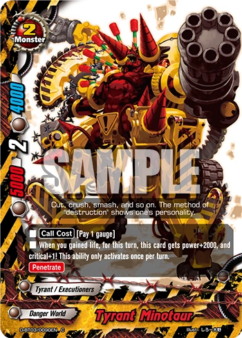Tyrant Minotaur | Future Card Buddyfight Wiki | Fandom