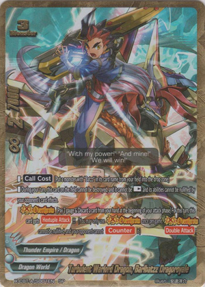 獄寺隼人 CCG PRカード フレイムランブルxx Turbulent Warlord Dragon, Barlbatzz Dragoroyale | Future