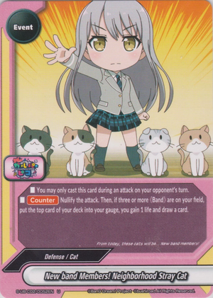 New band Members! Neighborhood Stray Cat | Future Card Buddyfight Wiki |  Fandom