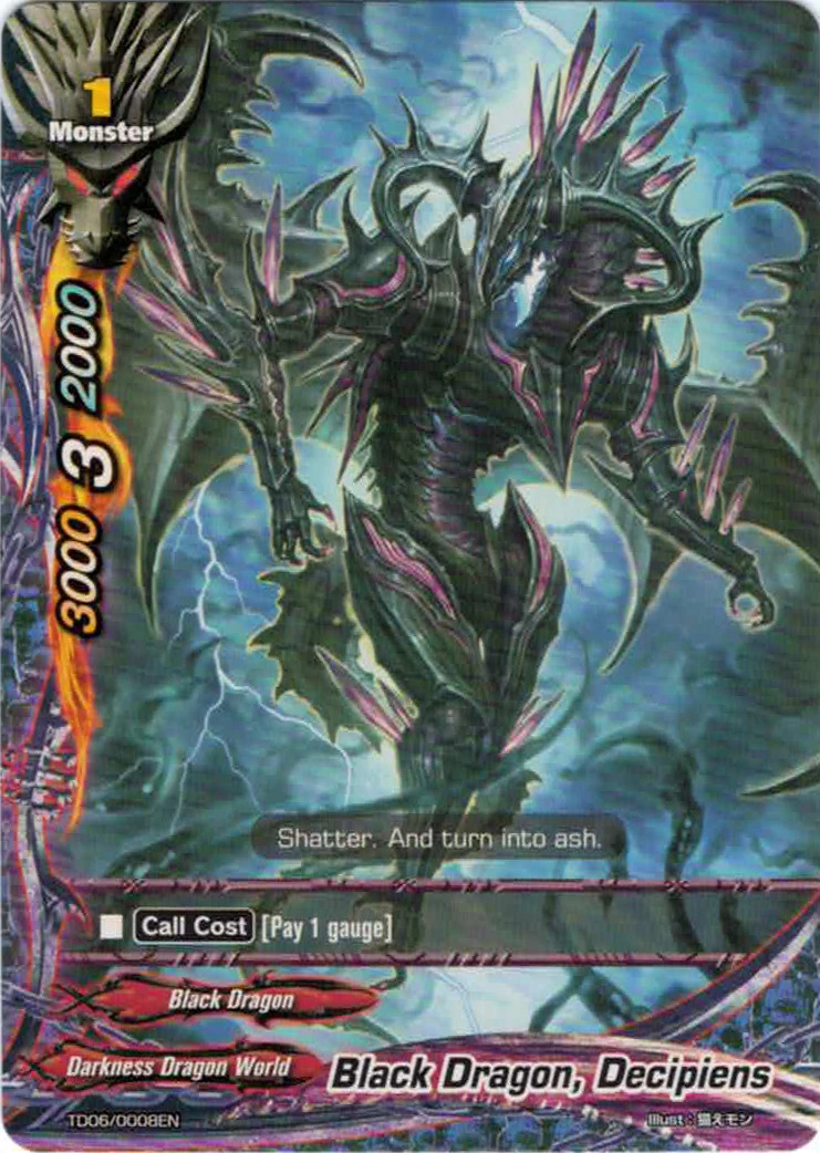 Black Dragon, Decipiens | Future Card Buddyfight Wiki | Fandom