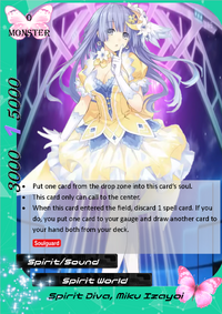 Spirit Diva Miku Izayoi Future Card Buddyfight Fanon Wiki Fandom