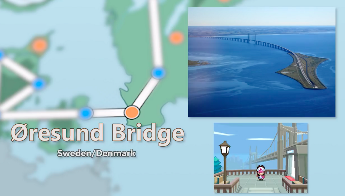 oresund bridge map