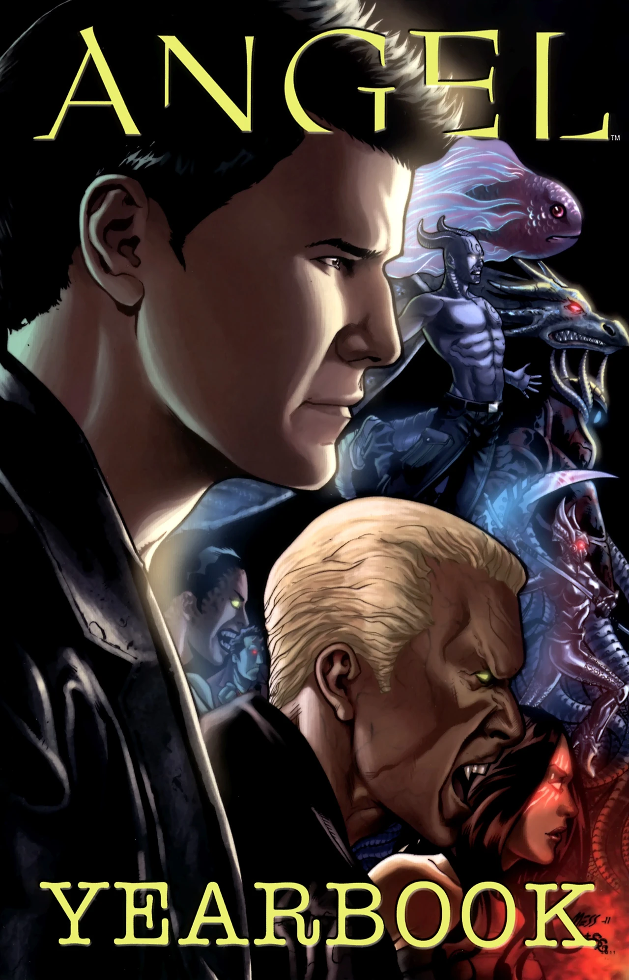 ybk❗️angel 3/4 Angel - 18x24 archival quality unframed paper print of