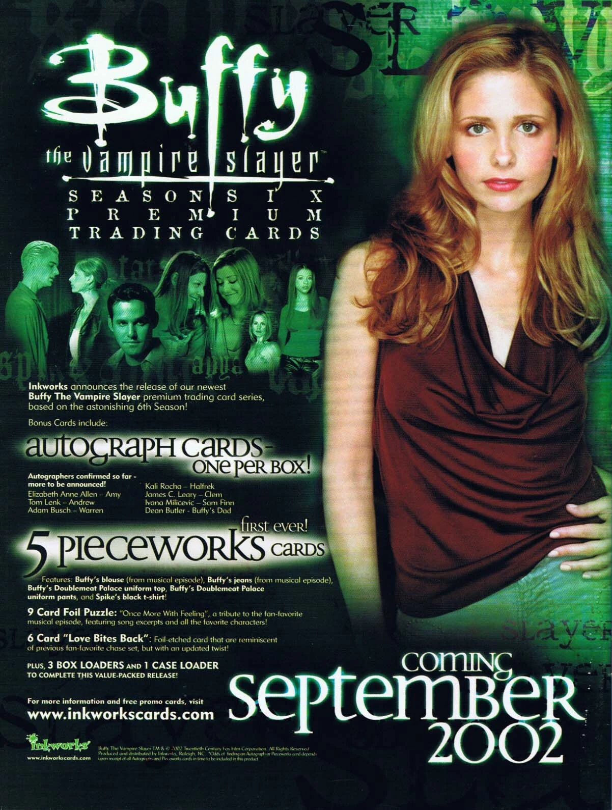 Season Six Premium Trading Cards | Buffyverse Wiki | Fandom
