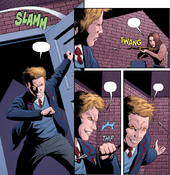 Shane catches an arrow mid-flight