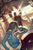 Angel attacks Buffy as the masked "Twilight