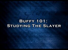 Buffy 101