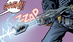 Ray gun used by the police force.