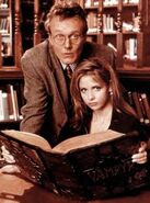 Giles y Buffy