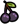 Dark cherries icon