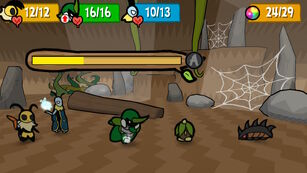 Kabbu performing  on the Nintendo Switch version.