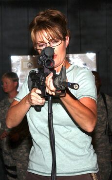 SarahPalinHuntingMoose