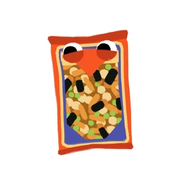 Puffy Snakpod sticker