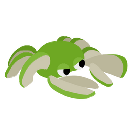 Green Crapple sticker