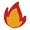 Fire sticker