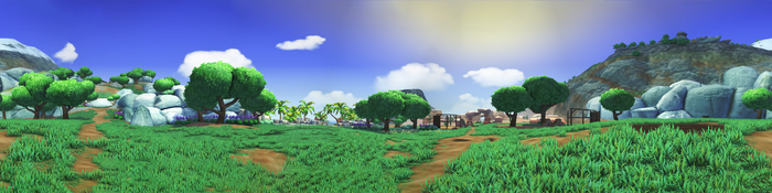 Snaxburg Early Camp Panorama